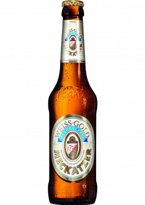 Meckatzer alkoholfreies Weiss-Gold Flasche 0,33 l