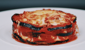Melanzane alla Parmigiana (Ohne Pasta, vegetarisch)