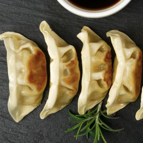 6A. ravioli di carne alla piastra