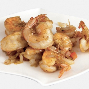 45. Gamberi Saltati con Sale e Pepe