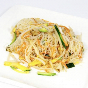 64. Spaghetti di Riso con Verdure