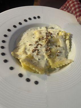 Ravioles de saumon fumé