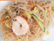 146 Spaghetti Di Riso Con Gamberi*