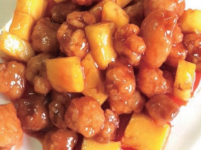 168 Carne Di Maiale Con Salsa Agrodolce e Ananas