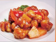 175 Pollo Con Salsa Agrodolce e Ananas