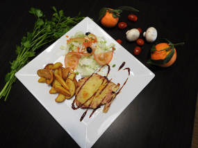 Escalope de poulet - Gratinée à la raclette