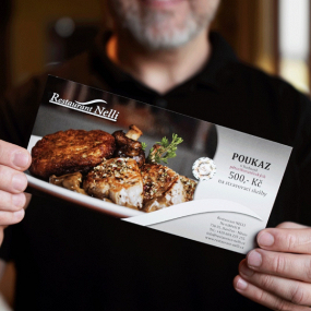 Dárkový poukaz v hodnotě 500,.