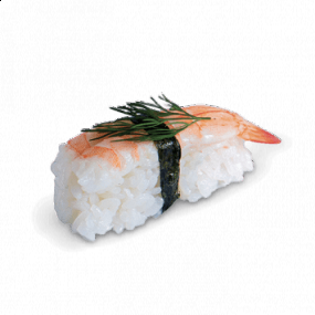 Sushi Crevette Menthe x2