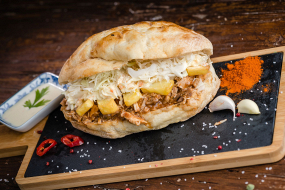 1. T REX PULLED PORK