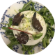 Salade Burrata avec Morceaux de Truffes