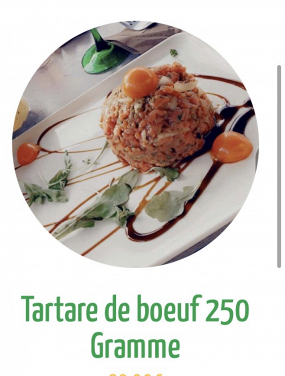 Tarte de bœuf 250gr au couteau 🔪 🐂 