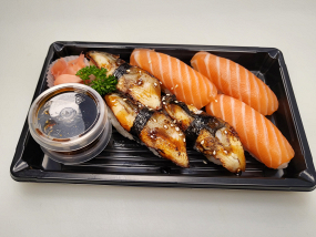 Plateau Nigiris ( anguille et saumon )