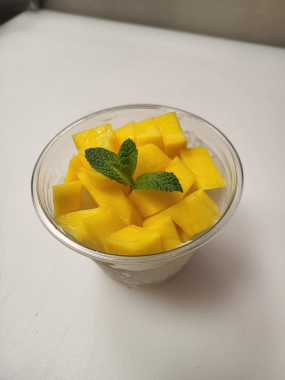 Perles de Tapioca au Lait de Coco aux Fruits mangue 