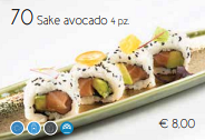 70 Sake avocado 8 pz.