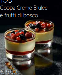 153 Coppa Creme Brulee e frutti di bosco
