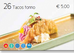 26 Tacos tonno