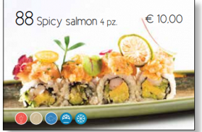 88 Spicy salmon 8 pz.