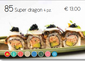 85 Super dragon 8 pz.