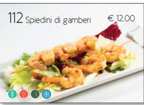 112 Spiedini di gamberi
