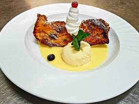 PANETONE FACON PAIN PERDU et sa crème anglaise 