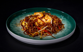 319. Spaghetti Soba con Gamberi