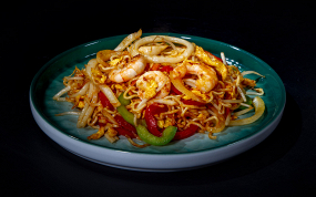 314. Spaghetti Thai con Misto Mare