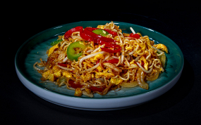 313. Spaghetti Thai con Verdure