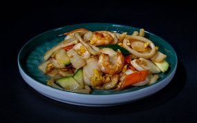 303. Gnocchi di Riso con Misto Mare