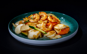 302. Gnocchi di Riso con Gamberi