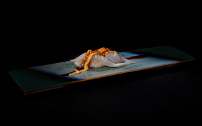 242. Nigiri Branzino Fire