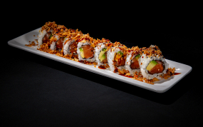 202. Uramaki Crispy Salmone