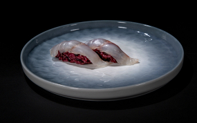 247. Nigiri black branzino