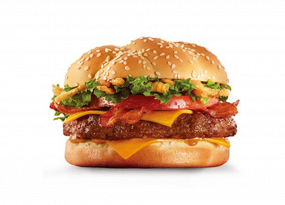  Flaming hot beef burger