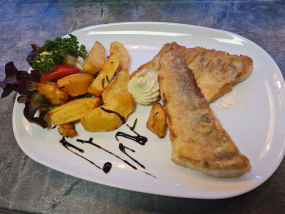 Zander gegrillt mit Rosmarinkartoffeln