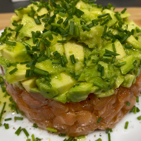 Tartar de salmón 