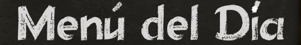 Menú del día