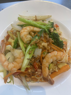 26d nuldeln mit Garnelen