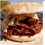 Pulled Pork m. Steakhousepommes 