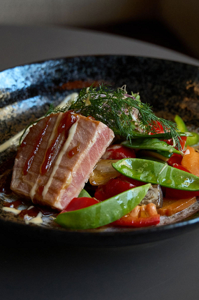 QILIN Grill mit Thunfisch 