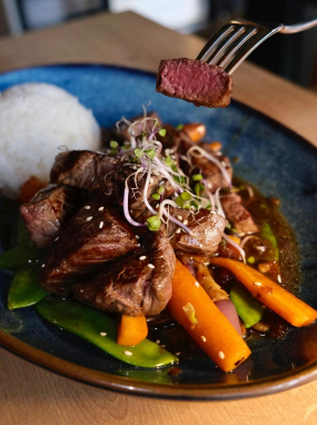 QILIN Grill mit australische. Wagyu-Rind 