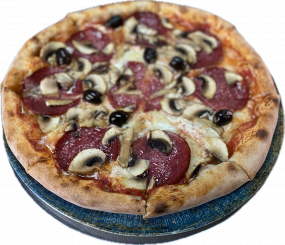 Pizza Salami e Funghi