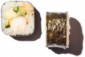 103. Ebi Karai Maki (scharf) 8 Stück.