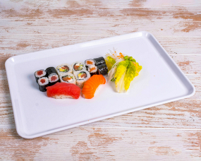 621. Thunfisch und Lachs Box (14 Stück)