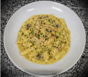 Rigatoni al Polo curry