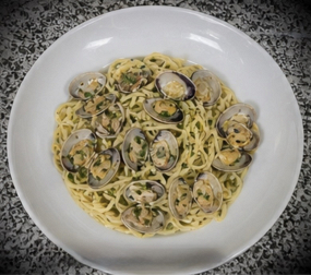 Linguini alle Vongole (coques et palourdes) 