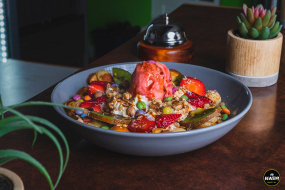 Bubble Waffle Muesli&Fruits