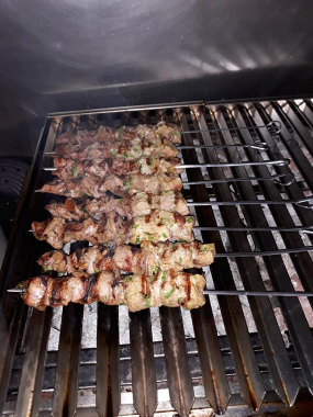 Couscous brochette de veau