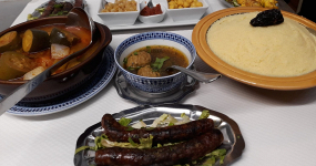 Couscous boulette et merguez