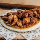 Cachapa con Queso Guayanés y Cochino Frito