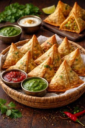 2. Veggie Samosas